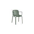 Металеве вуличне обіднє крісло Villa 2 Dark Green1